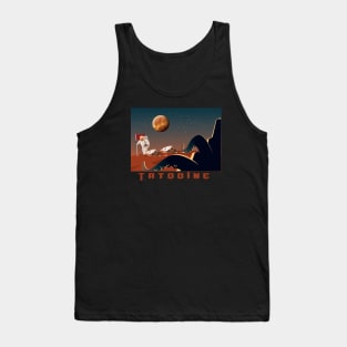 Visit Tatooine, Vintage, Retro, travel agent, movie, tatooine Tank Top